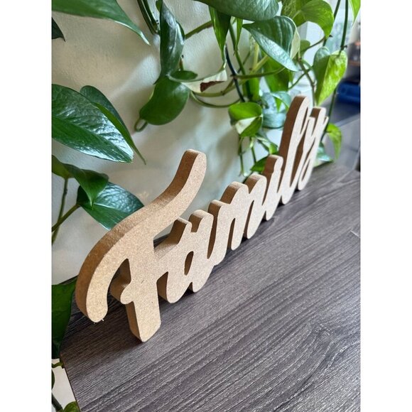 15” length FAMILY home decor sign - Picture 2 of 9